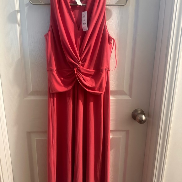 White House Black Market Dresses & Skirts - White House Black Market Coral Sleeveless Dress